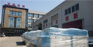 百強洗滌設備-洗脫機，烘干機，燙平機發貨四川